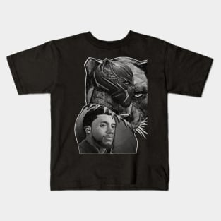 Black Panther King Kids T-Shirt